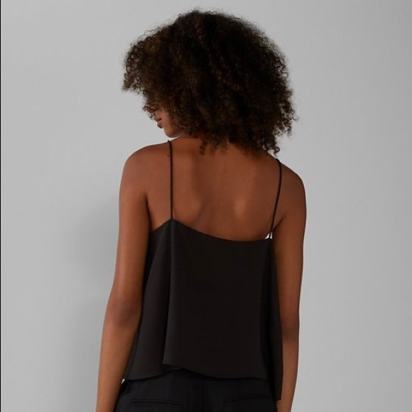 NWOT Club Monaco Elyne Button Side Cami BLACK - SIZE M - Picture 4 of 9